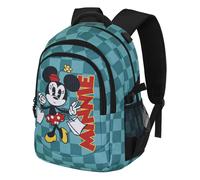 Disney Minni Mouse Indigo-Zaino Running PLUS, Turchese, 34 x 46 cm, Capacità 32 L