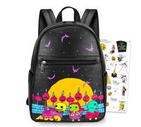 Disney Zaino Nightmare Before Christmas - Bundle con Funko Pop Nightmare Before Christmas mini zaino con tasca frontale, adesivi, altro ancora | Jack Skellington zaino da donna, Si illumina al buio.,
