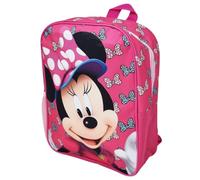 Disney Zaino Scuola Minnie Mouse Topolina Fiocchi per Asilo Colore Rosa con Tasca Laterale