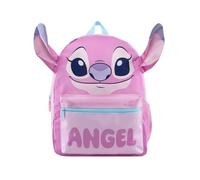 Disney Zaino Stitch, Angel Zainetto Bambina Orecchie 3D, Borsa Stitch Bambina, Borse Bambina Angel, Taglia Unica Rosa