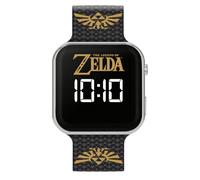 Disney Zelda GLZ4013 - Orologio digitale a LED per bambini, con cinturino in silicone nero