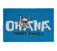 Grupo Erik Zerbino Disney Stitch Celeste, Fabbricato con una Base in PVC Antiscivolo, 40x60 cm