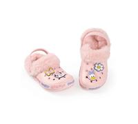 Disney Zoccoli Rosa per Bambine di Minnie Mouse | Foderati in Pelliccia con Motivo di Minnie e Daisy | Calzature Casual per Le Avventure di Tutti i Giorni | Scarpe comode per Bambini