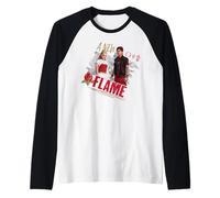 Disney Zombies 4 Nova And Victor A New Flame Official Maglia con Maniche Raglan