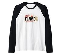 Disney Zombies 4 Nova & Victor A New Flame Silhouette Maglia con Maniche Raglan