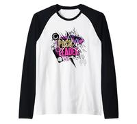 Disney Zombies 4 Willa Pack Leader Werewolf Paw Symbol Maglia con Maniche Raglan