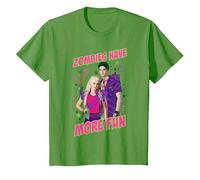Disney Zombies Addison And Zed Zombies Have More Fun Maglietta, Bambini, Erba, 10 anni