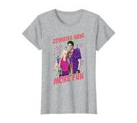 Disney Zombies Addison And Zed Zombies Have More Fun Maglietta, Donna, Grigio Melange, 3XL
