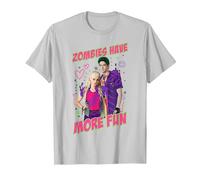 Disney Zombies Addison And Zed Zombies Have More Fun Maglietta, Uomo, Argento, M