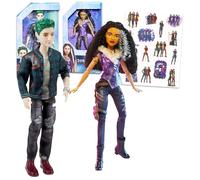 Disney Zombies Set Bambole Bambole Bambole - Confezione da 2 Bambole Zombie 3 Bambole con Zed e Willa Plus Adesivi per Bambini | Giocattoli Disney