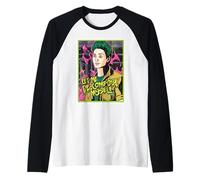 Disney ZOMBIES Zed "Let Me De-Compose Myself" Pop Art Style Maglia con Maniche Raglan