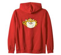 Disney Zootopia 2 Clawhauser Big Face Halloween Costume Felpa con Cappuccio