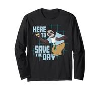 Disney Zootopia 2 Flash Sloth "Here to Save the Day" Funny Maglia a Manica
