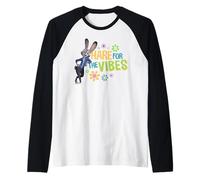 Disney Zootopia 2 Judy Hopps "Hare for the Vibes" Funny Maglia con Maniche Raglan