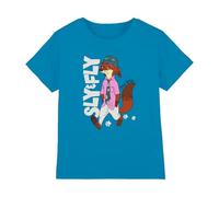 Disney Zootopia 2 Nick Wilde Sly And Fly T-Shirt Bambini, Turchese, 7-8 A