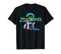 Disney Zootopia 2 Poster Art with Nick Judy Gary & Logo Maglietta