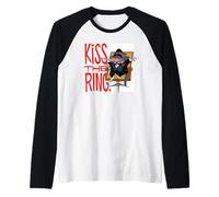 Disney Zootopia Mr. Big Kiss The Ring Funny Quote Maglia con Maniche Raglan