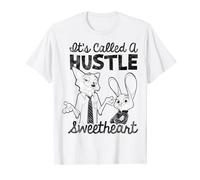 Disney Zootopia Nick & Judy It's Called A Hustle Sweetheart Maglietta