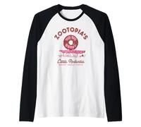 Disney Zootopia The Big Donut from Little Rodentia Poster Maglia con Maniche Raglan