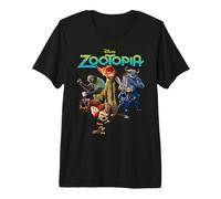 Disney Zootropolis Character Group and Logo Maglietta premium