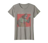 Disney Zootropolis Flash What's The Rush Maglietta, Donna, Ardesia, S