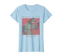 Disney Zootropolis Flash What's The Rush Maglietta, Donna, Celeste, 3XL
