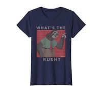 Disney Zootropolis Flash What's The Rush Maglietta, Donna, Navy, S