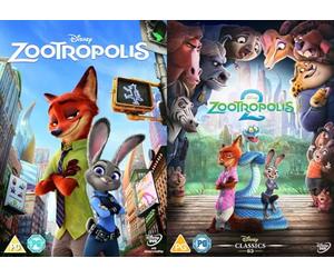 Disney's Zootropolis 1-2 DVD - Zootropolis DVD / Zootropolis 2 DVD - Disney's Zootropolis 2 Film Collection DVD