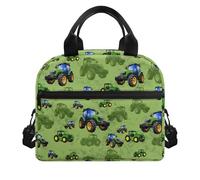 DISNIMO Borsa termica per il pranzo con trattore per bambini per la scuola borsa da picnic leggera termica per il pranzo borsa termica per il lavoro ufficio contenitore Brento