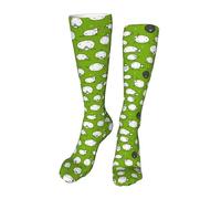 DISNIMOO Calzini da donna divertenti con pecore che fanno yoga regali per uomini calzini divertenti supporto per infermiere, incinta, corsa, Pecore divertenti che fanno yoga, Taglia unica