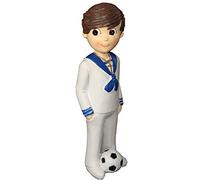 DISOK Figura Torta Calcio 1ª Comunione Bambino - Figure Torta per Comunioni Bambini