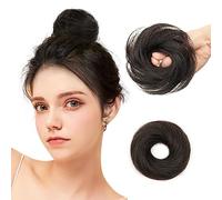 Disordinato Scrunchies Chignon Estensioni Ricci Ondulati Hairpieces Per Le Donne Updo Coda di Cavallo Chignon Accessori 99J