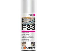 Faren F33 Pulitore Contatti, Spray Sgrassante ad Azione Protettiva Ideale per Motori Elettrici, Circuiti Stampati e tante Apparecchiature Elettroniche, ottimo per il Modellismo, 400ml