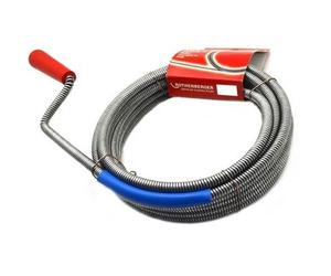 Disotturatore sturatubi spirale con manovella mt 5,00 x 9 mm