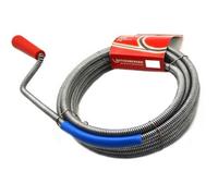 DISOTTURATORE STURATUBI SPIRALE CON MANOVELLA mt 7.50 x 9 mm