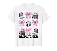 Dispatcher 911 Dispatcher Operatore Emergenza Ragazza Mamma Maglietta