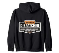 Dispatcher in Pensione Come Un Normale Modo più Felice in Pensione Felpa con Cappuccio