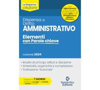 Dispensa di diritto amministrativo. Elementi con parole chiave. Nuova ediz...