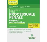 Dispensa di diritto processuale penale. Elementi con parole chiave
