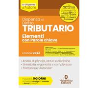 Dispensa di diritto tributario. Elementi con parole chiave
