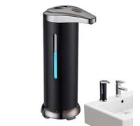 Dispensatore automatico di sapone | Dispensatore di lavaggio a mano ricaricabile USB | Dispenser di sapone in vetro espanso senza tocco automatico, Dispenser di sapone in schiuma