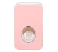 Dispensatore dentifricio a parete automatico Montaggio Easy Installazione Squeezer Bagno (Rosa)