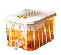 Dispensatore di bevande al frigorifero con spigot - distributore d'acqua del frigorifero PP | Dispenserr di acqua frigo abbastanza duro con rubinetto | Container slim waterr per bevande estive