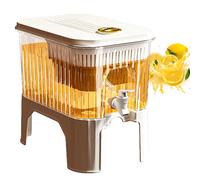 Dispensatore di bevande al frigorifero con spigot - distributore d'acqua del frigorifero PP | Dispenserr di acqua frigo abbastanza duro con rubinetto | Container slim waterr per bevande estive