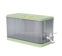 Dispensatore di bevande ghiacciate - bollitore d'acqua fredda 4.5L | Filtro del rubinetto Base elevata | Bollitore di succo di birra fredda a grande capacità | Contenitore da bevande per la cena di ev