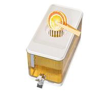 Dispensatore di bevande ghiacciate - bollitore d'acqua fredda 4.5L | Filtro del rubinetto Base elevata | Bollitore di succo di birra fredda a grande capacità | Contenitore da bevande per la cena di ev