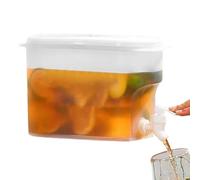 Dispensatore Di Bevande In Frigorifero | Caraffa Fredda Frigorifero Con Rubinetto | 2,8L Grande Capacità Per Acqua Fredda Limonata Party Casa con Beccuccio