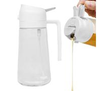 Dispensatore di bottiglie di olio - 2 puledri da cucina in 1, 470 ml da cucina Monsieur | Doppia funzione Spray Verser Design, Air Fryer Salad Frying Use, Barbecue Essential, Healthy Food Preparati