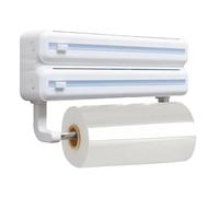 Dispensatore Di Film Di Personalizzato - Dispensatore Di Film Ricaricabile, Porta Alluminio Da Cucina A Parete Porta Alluminio | Stoccaggio Per L'Organizzazione Della Cucina Uso Di Supporti Moucho