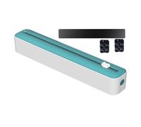 Dispensatore di pellicole con tagliafile, tagliafile, tagliafile, angolo di alluminio da cucina, taglierina e dispensatore, organizer per borse da cucina pratica
